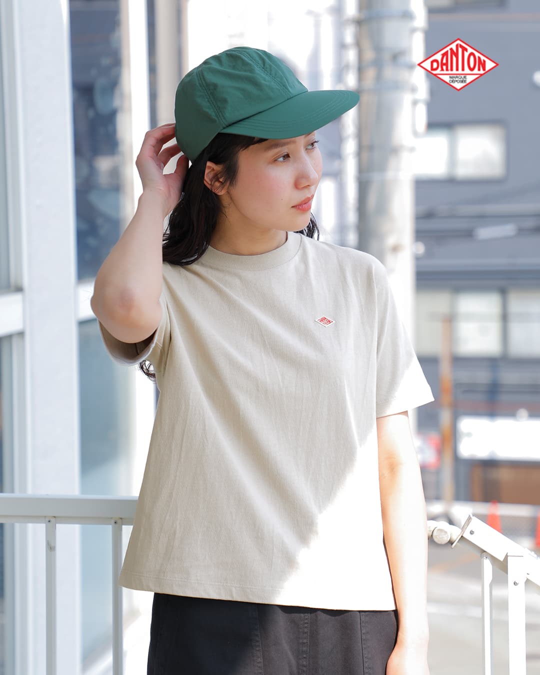 DANTONコットン天竺 半袖Tシャツ