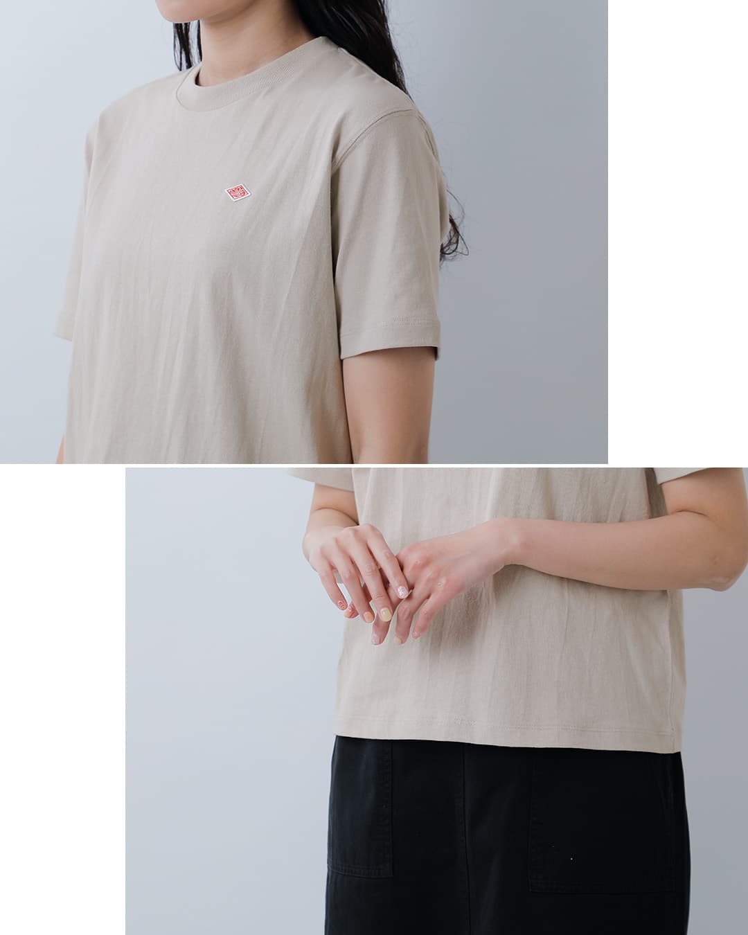 DANTONコットン天竺 半袖Tシャツ