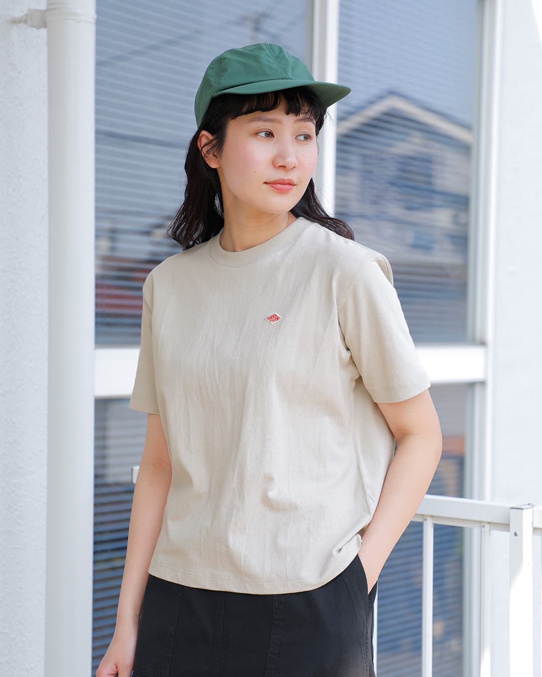 DANTONコットン天竺 半袖Tシャツ