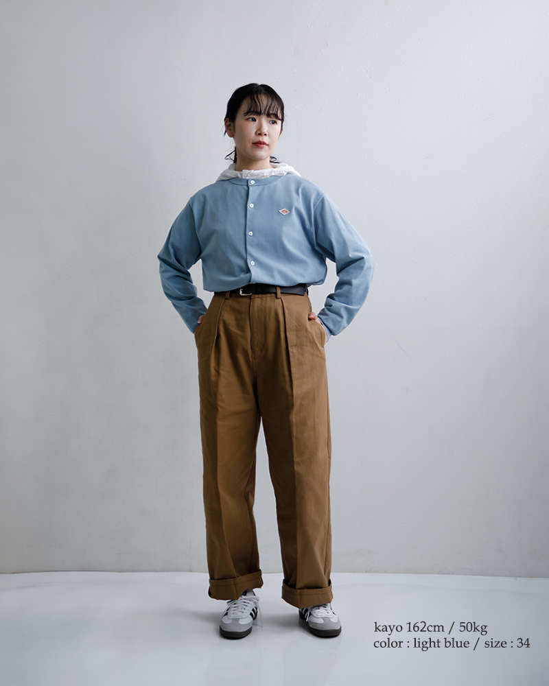 DANTON(ダントン)ハイゲージニットクルーネックカーディガンdt-d0137ysd