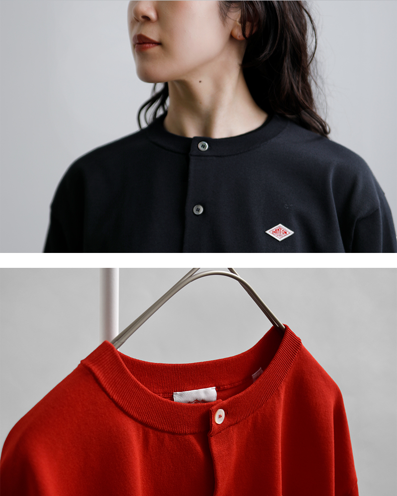 DANTON(ダントン)ハイゲージニットクルーネックカーディガンdt-d0137ysd