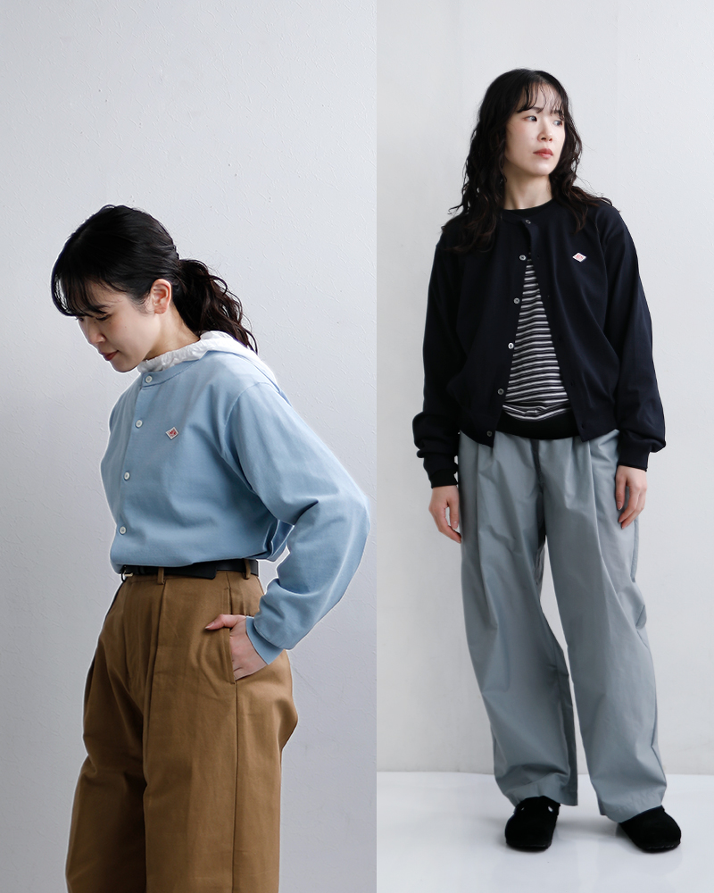 DANTON(ダントン)ハイゲージニットクルーネックカーディガンdt-d0137ysd