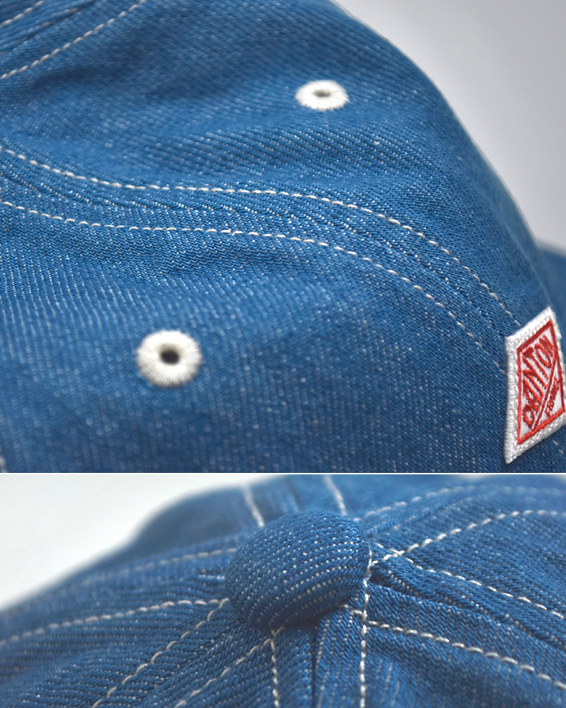 DANTON(ダントン)デニム6パネルキャップdt-h0227ymn