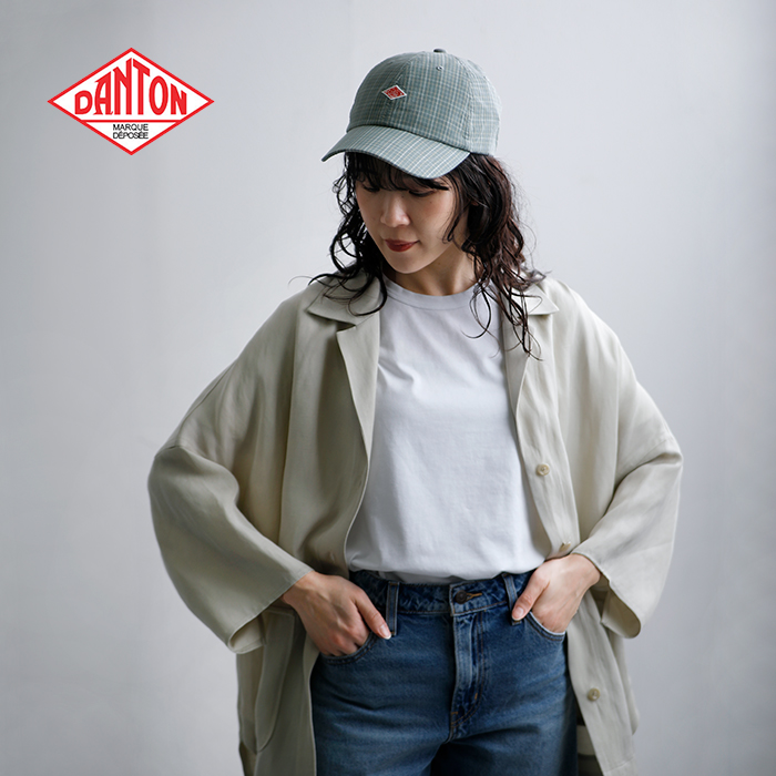 DANTON(ダントン)6Pチェックキャップdt-h0376sby-cws