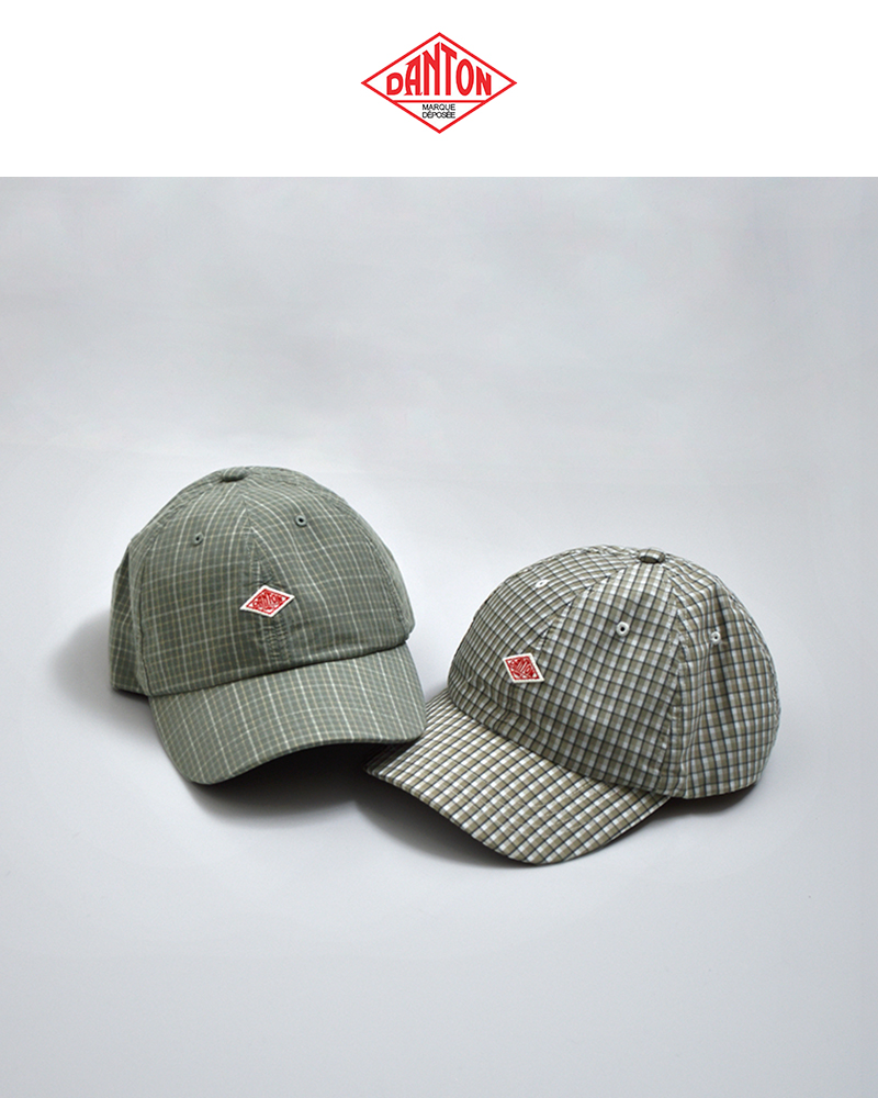 DANTON(ダントン)6Pチェックキャップdt-h0376sby-cws