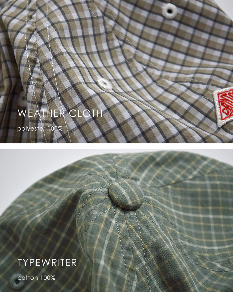 DANTON(ダントン)6Pチェックキャップdt-h0376sby-cws