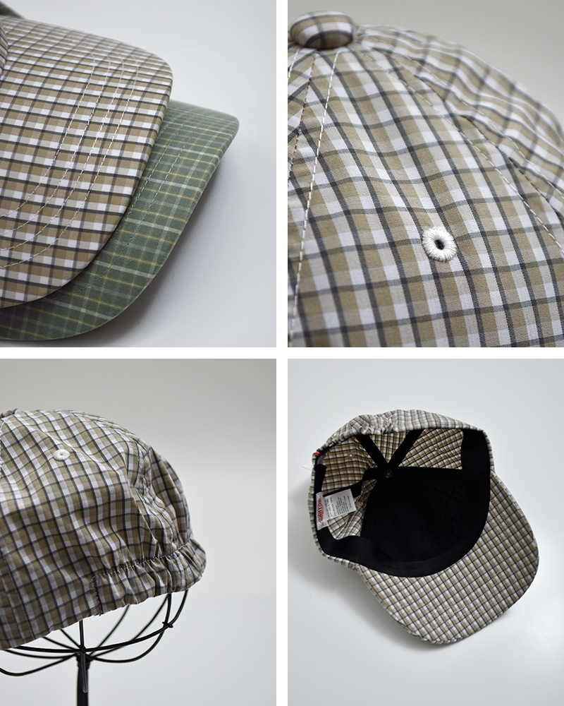 DANTON(ダントン)6Pチェックキャップdt-h0376sby-cws