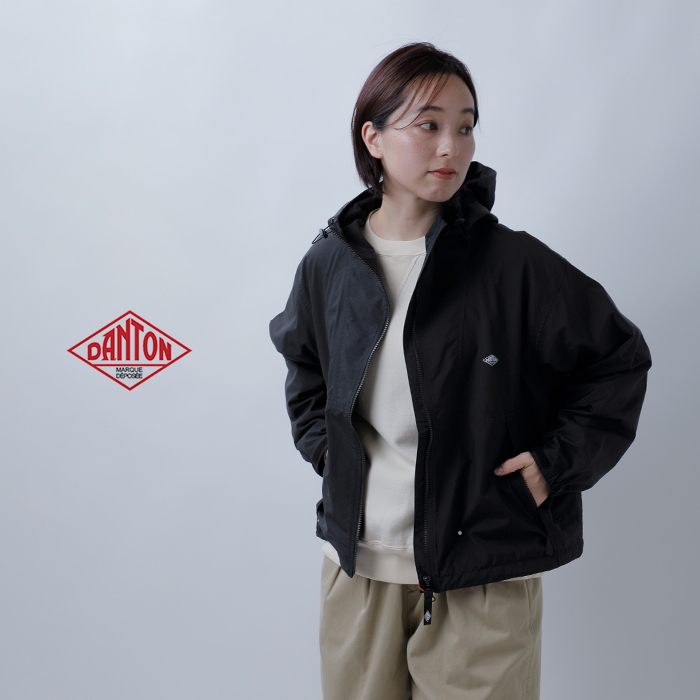 DANTON(ダントン)フーデッドショートジャケットdt-a0674sny-26ss