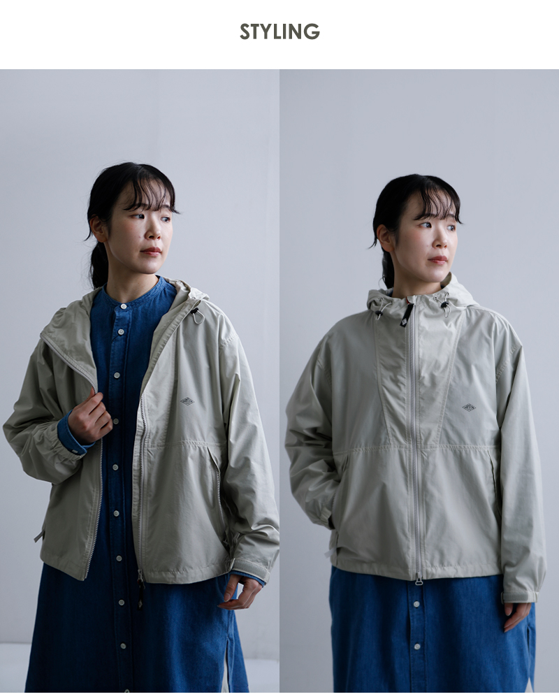 DANTON(ダントン)フーデッドショートジャケットdt-a0674sny-26ss