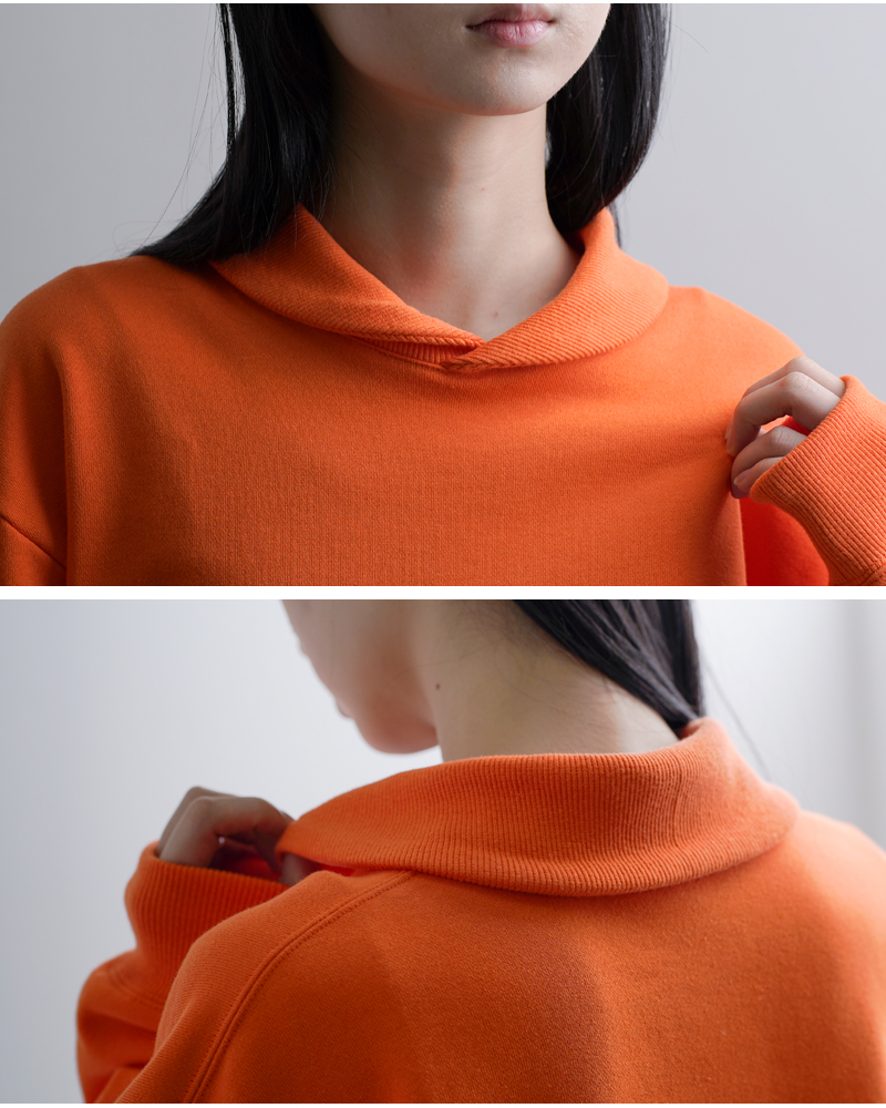 DIGAWEL(ディガウェル)コットンショールカラー長袖スウェットシャツdwaa016