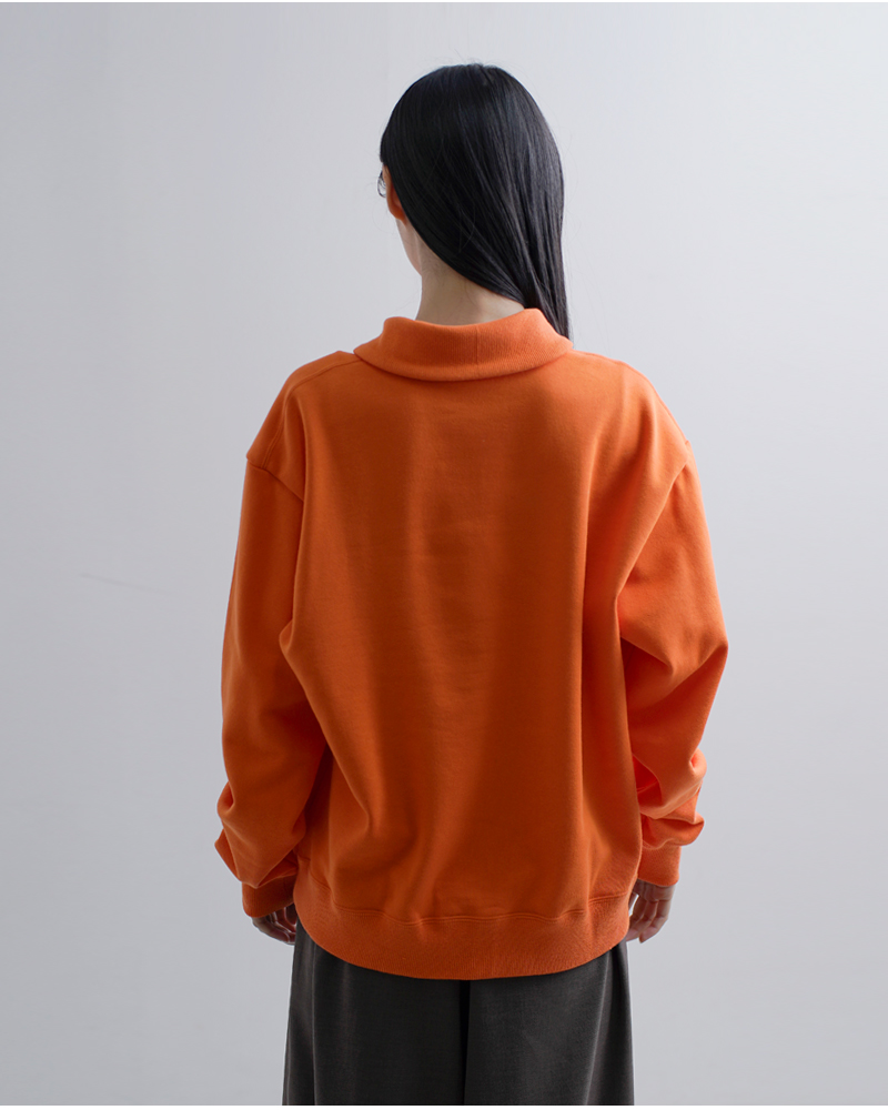 DIGAWEL(ディガウェル)コットンショールカラー長袖スウェットシャツdwaa016