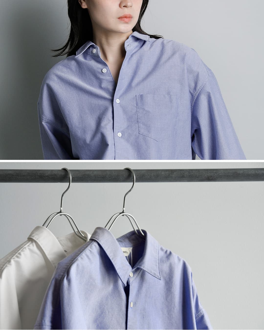 DIGAWELコットン オーバーサイズ 半袖シャツ dwaa035