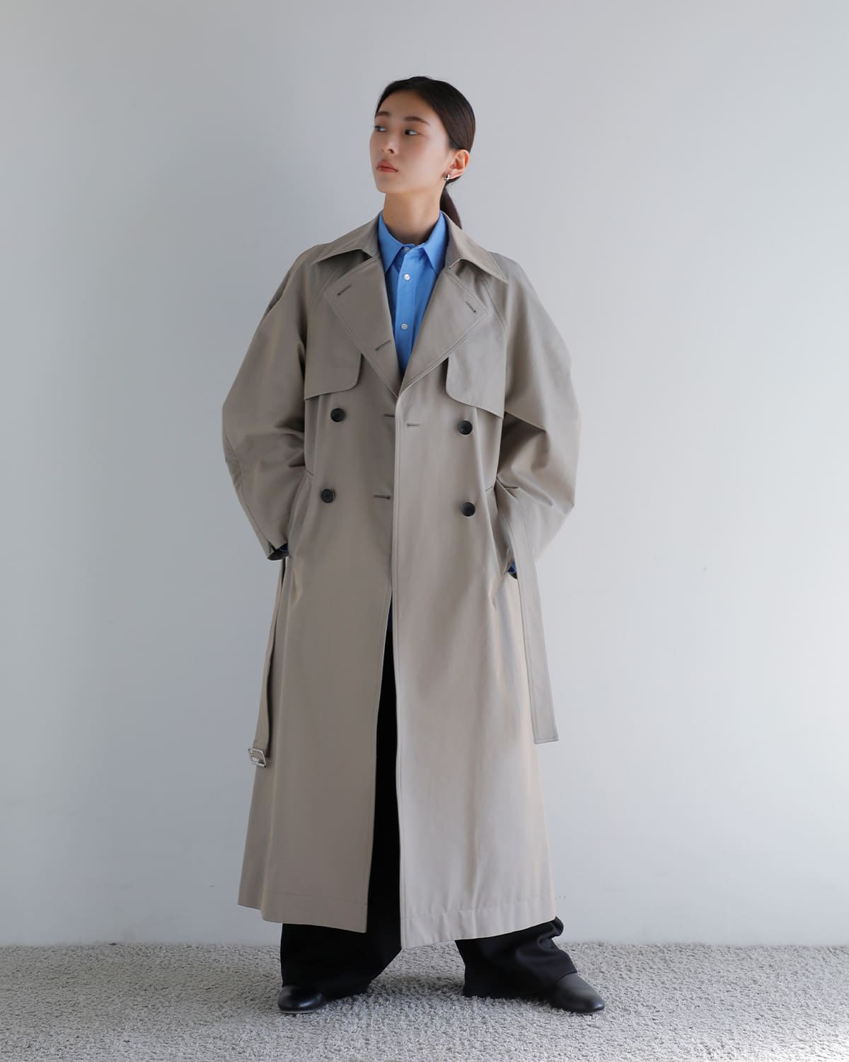 CINOH(チノ)ツイルトレンチコート “enso/円相” e-20-001