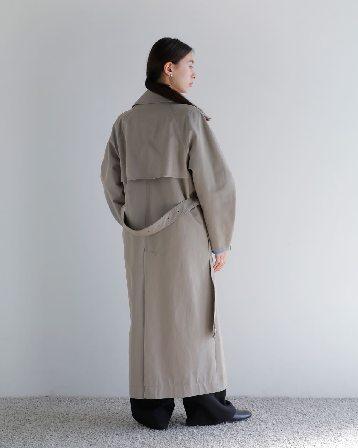 CINOH チノ ツイル トレンチコート “enso/円相” e-20-001 2026ss新作