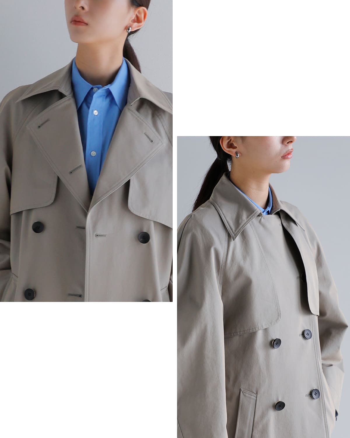 CINOH(チノ)ツイルトレンチコート “enso/円相” e-20-001