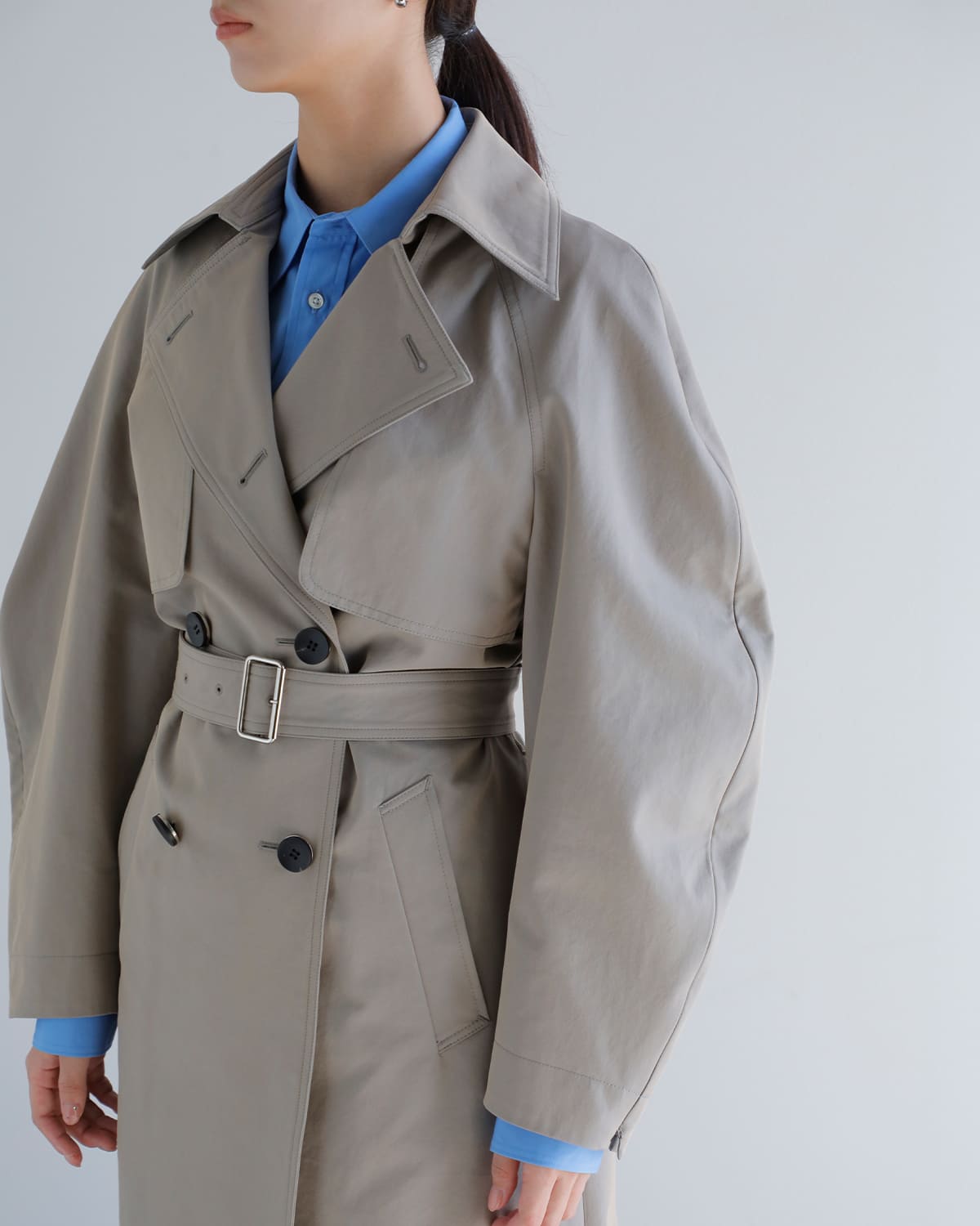 CINOH(チノ)ツイルトレンチコート “enso/円相” e-20-001