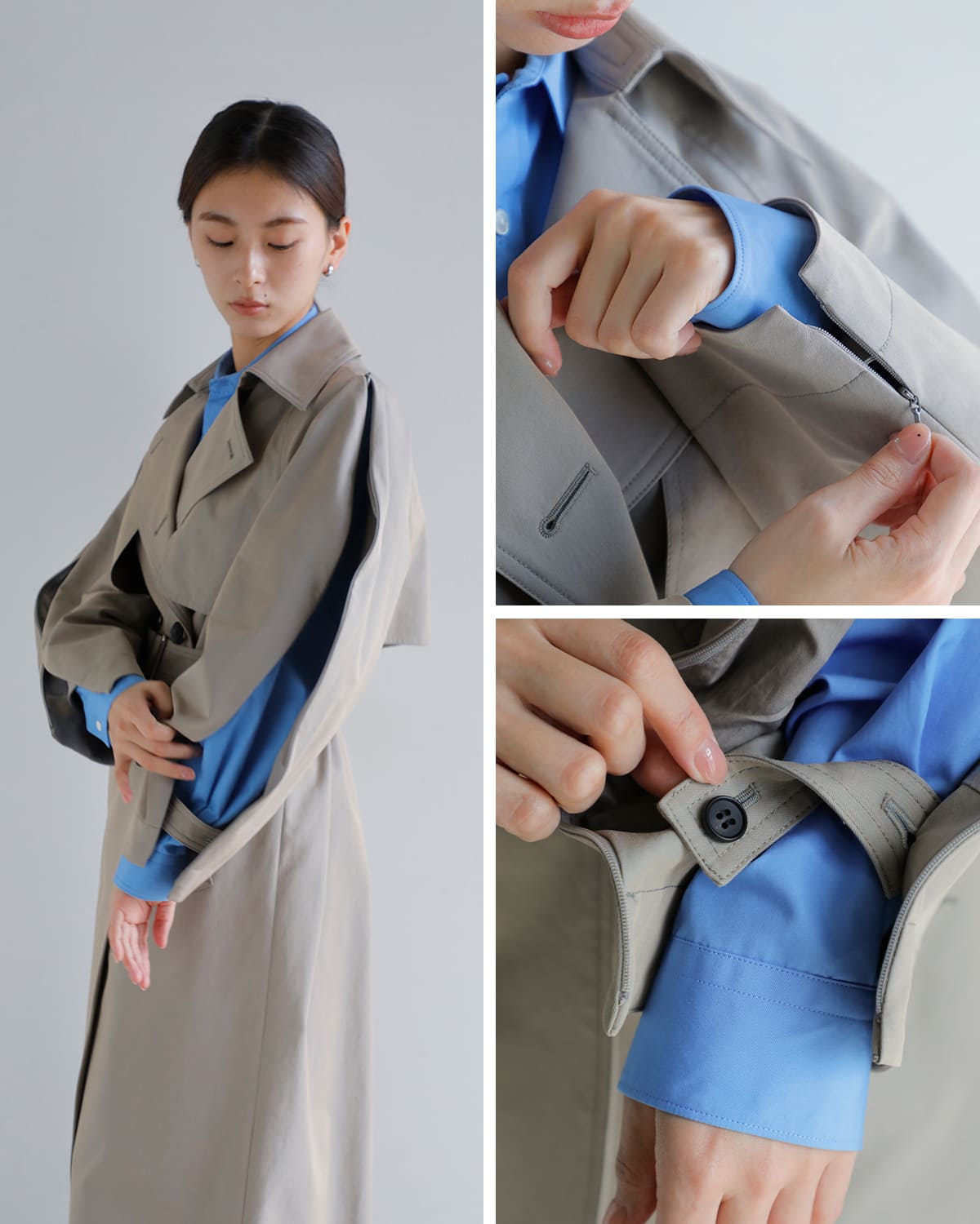 CINOH(チノ)ツイルトレンチコート “enso/円相” e-20-001