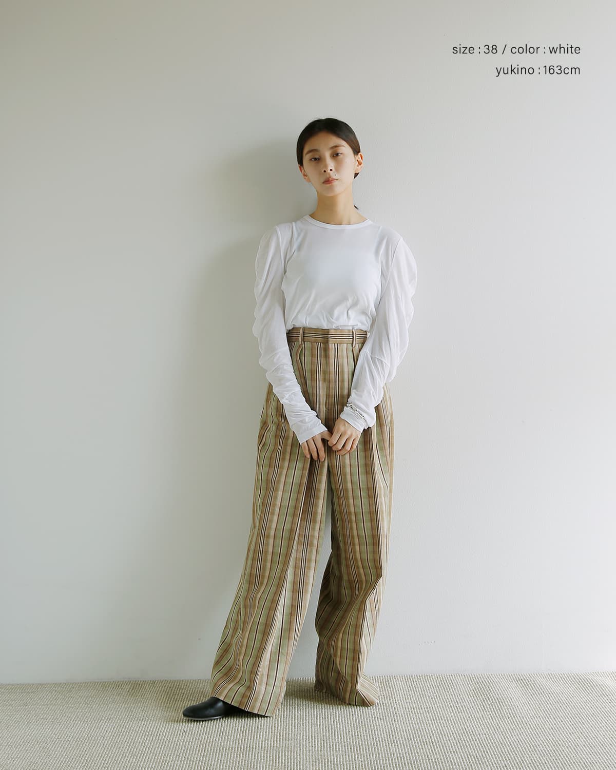 CINOH(チノ)コットン天竺シアー ロングスリーブプルオーバー  “SHEF enso/円相” e-40-041