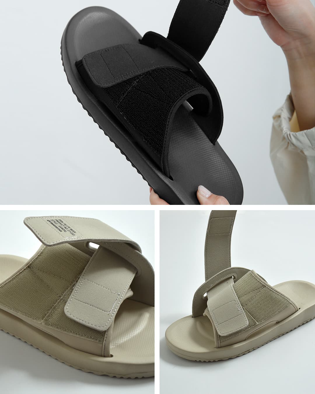 moonstar 810sシンセティックレザー コンフォート サンダル ALLPE MODI et033