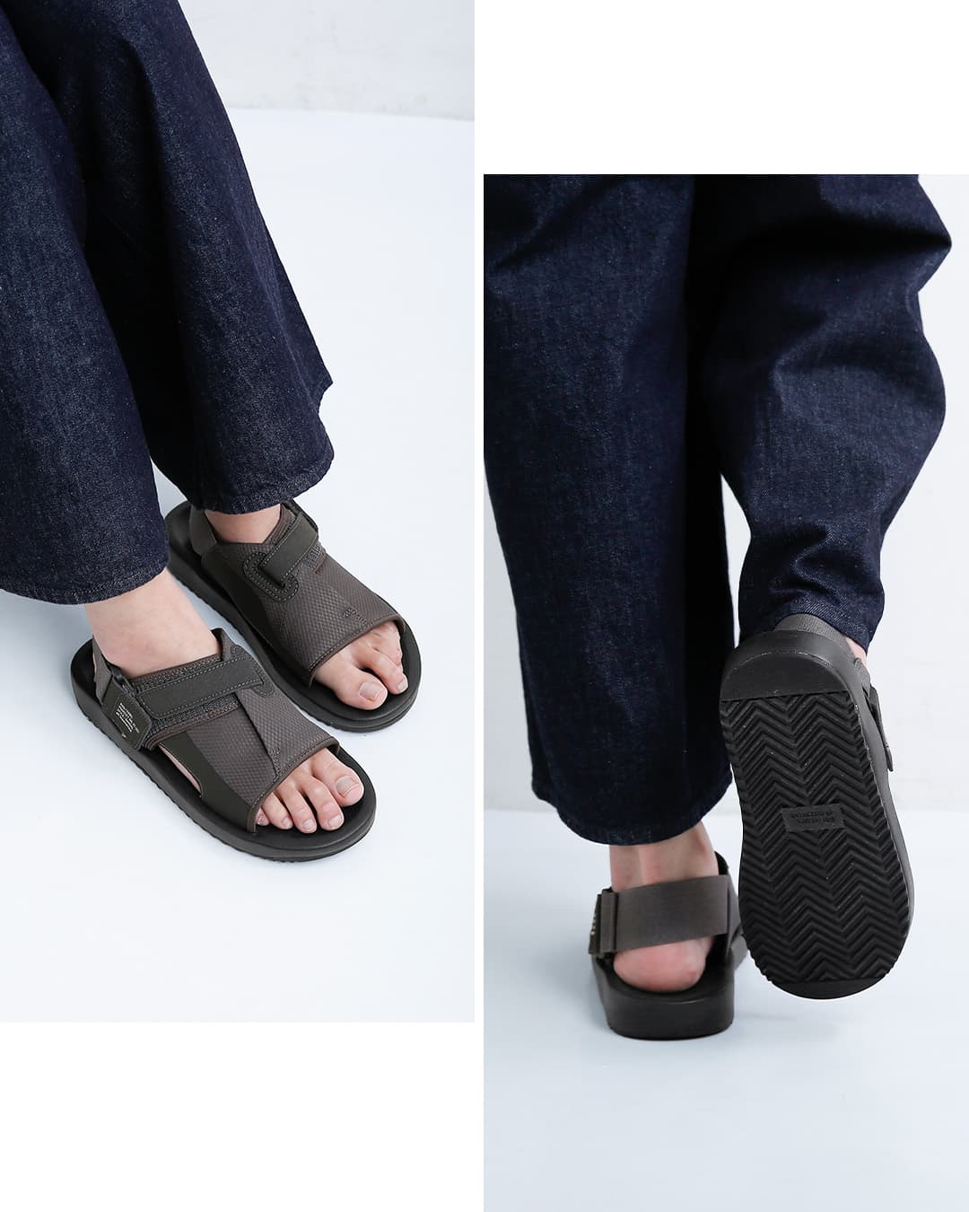 moonstarハビル EVAソール エラスティックバンド サンダル HABIL et051