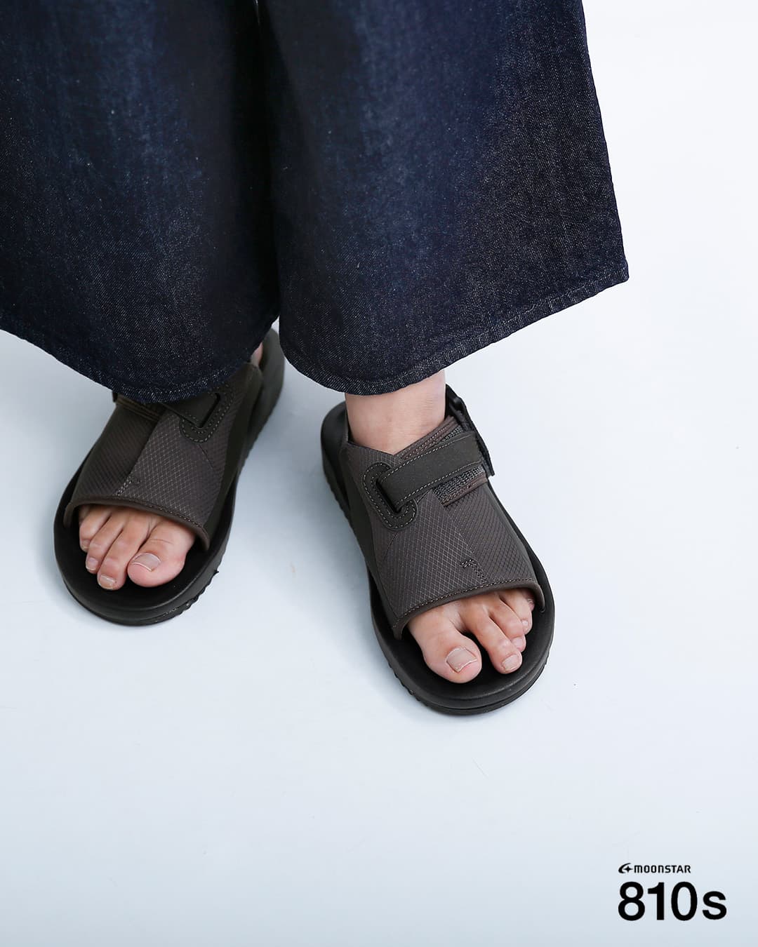 moonstarハビル EVAソール エラスティックバンド サンダル HABIL et051
