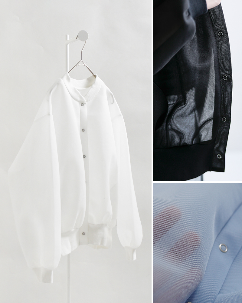euphoric’(ユーフォリック)シアーダンボールスナップカーディガン“SheerSnapCardigan”eu-ct6101