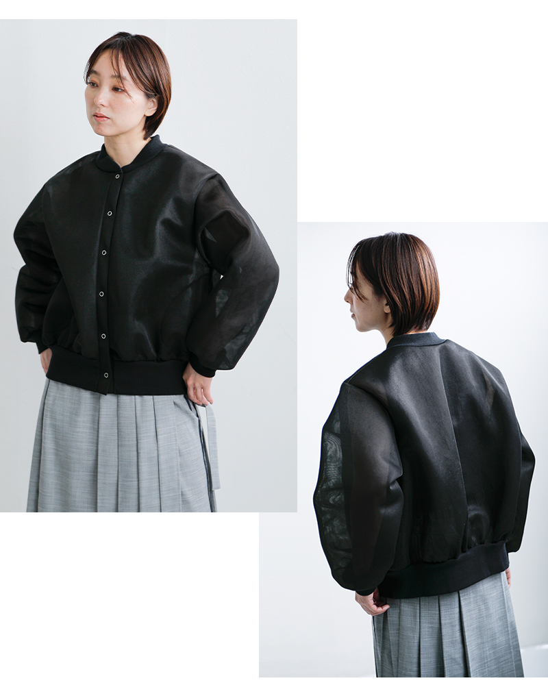 euphoric’(ユーフォリック)シアーダンボールスナップカーディガン“SheerSnapCardigan”eu-ct6101