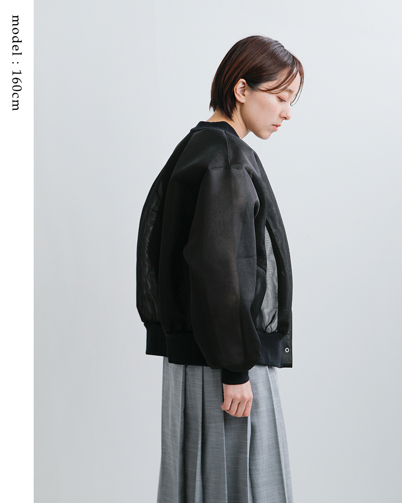 euphoric’(ユーフォリック)シアーダンボールスナップカーディガン“SheerSnapCardigan”eu-ct6101