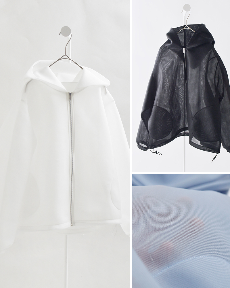 euphoric(ユーフォリック)シアーダンボールパーカー“SheerParka”eu-ct6102