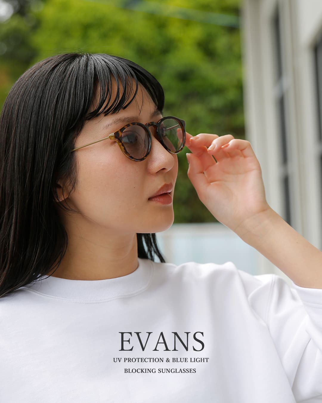 Ciqiエバンス UVカット ブルーライトカット 調光 サングラス “EVANS Photochromic sunglasses” evans-phc