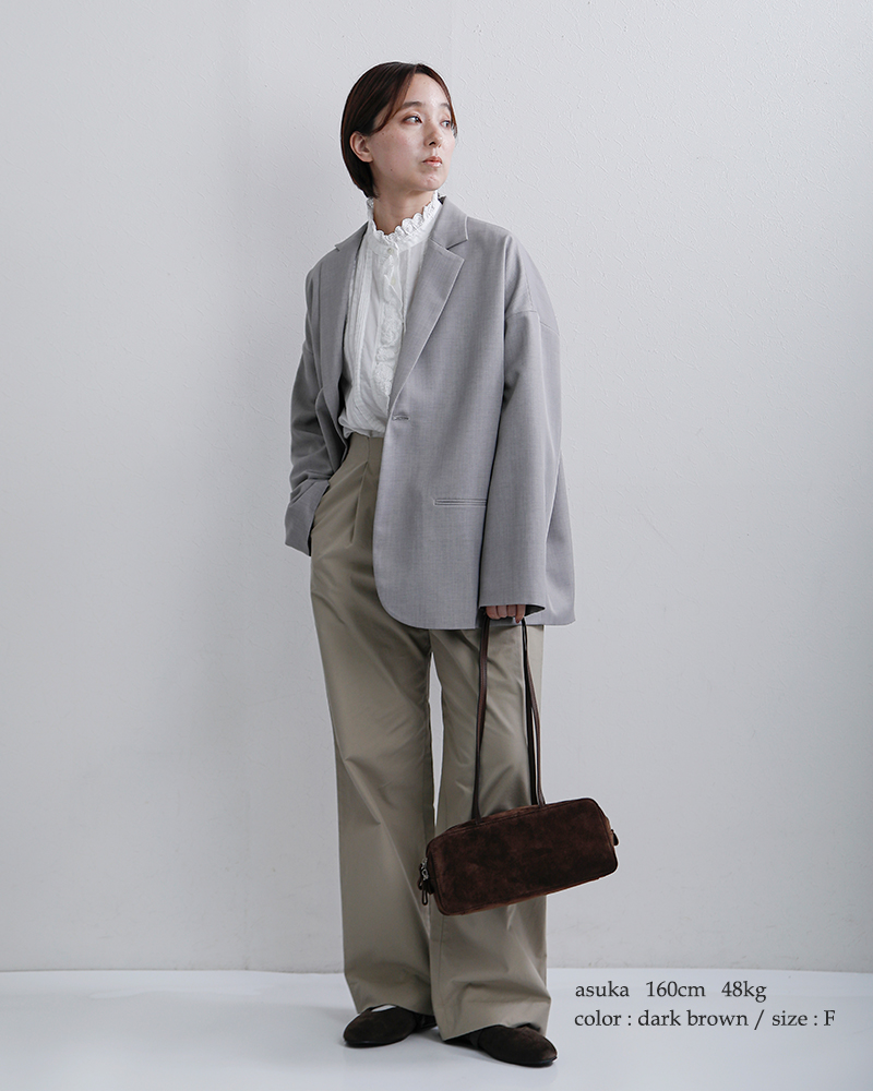 ARTESANOS(アルテサノス)スエードレザースクエアショルダーバッグex1-2060