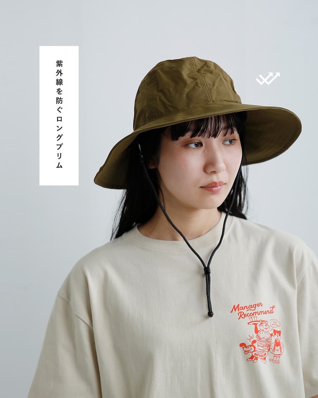 NEW ERAエクスプローラー ワイド ブリム ナイロン ハット exp-wide-brim