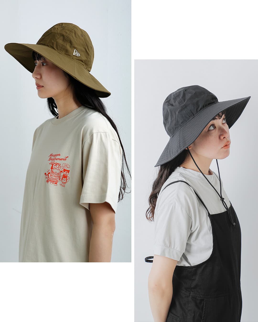 NEW ERAエクスプローラー ワイド ブリム ナイロン ハット exp-wide-brim