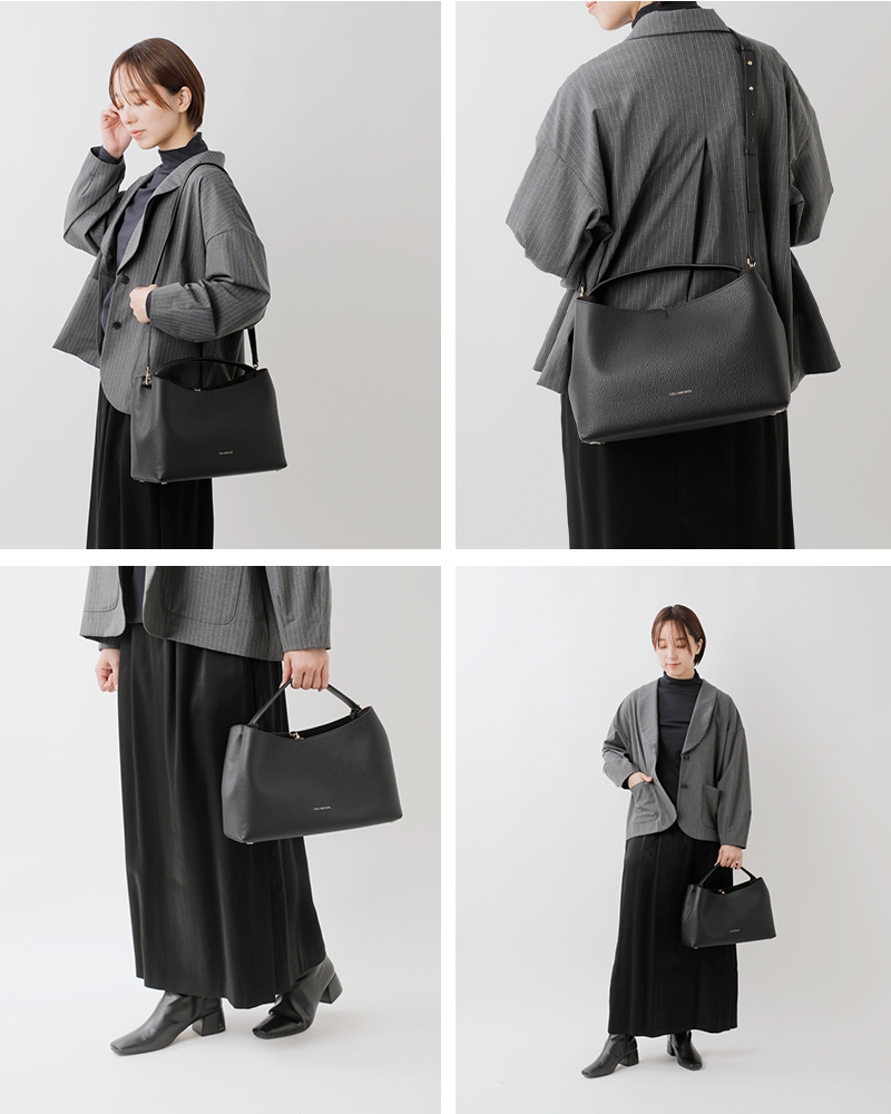 FEEL AND TASTE(フィールアンドテイスト)ボンディングレザーショルダーバッグboatf211b501