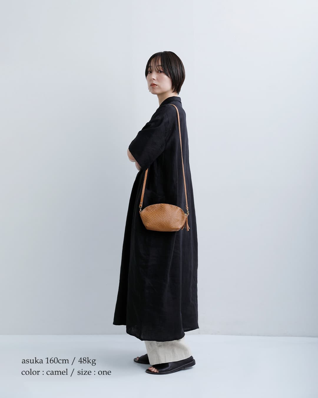 FEU DUN PHAREカウレザー 型押し ショルダー ポーチ f54163-38