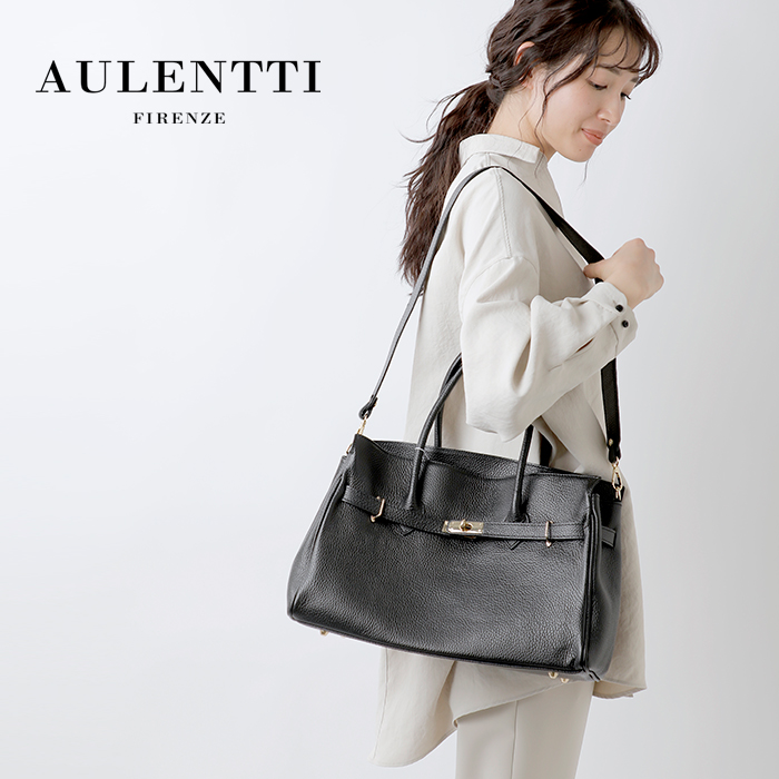 AULENTTI(オウレンティ)レザー2wayショルダーバッグfb-05600-do