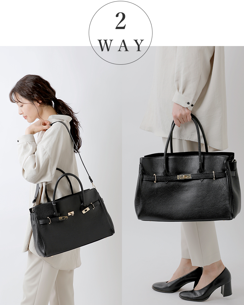 AULENTTI(オウレンティ)レザー2wayショルダーバッグfb-05600-do