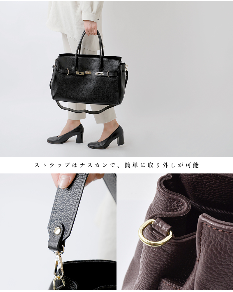 AULENTTI(オウレンティ)レザー2wayショルダーバッグfb-05600-do