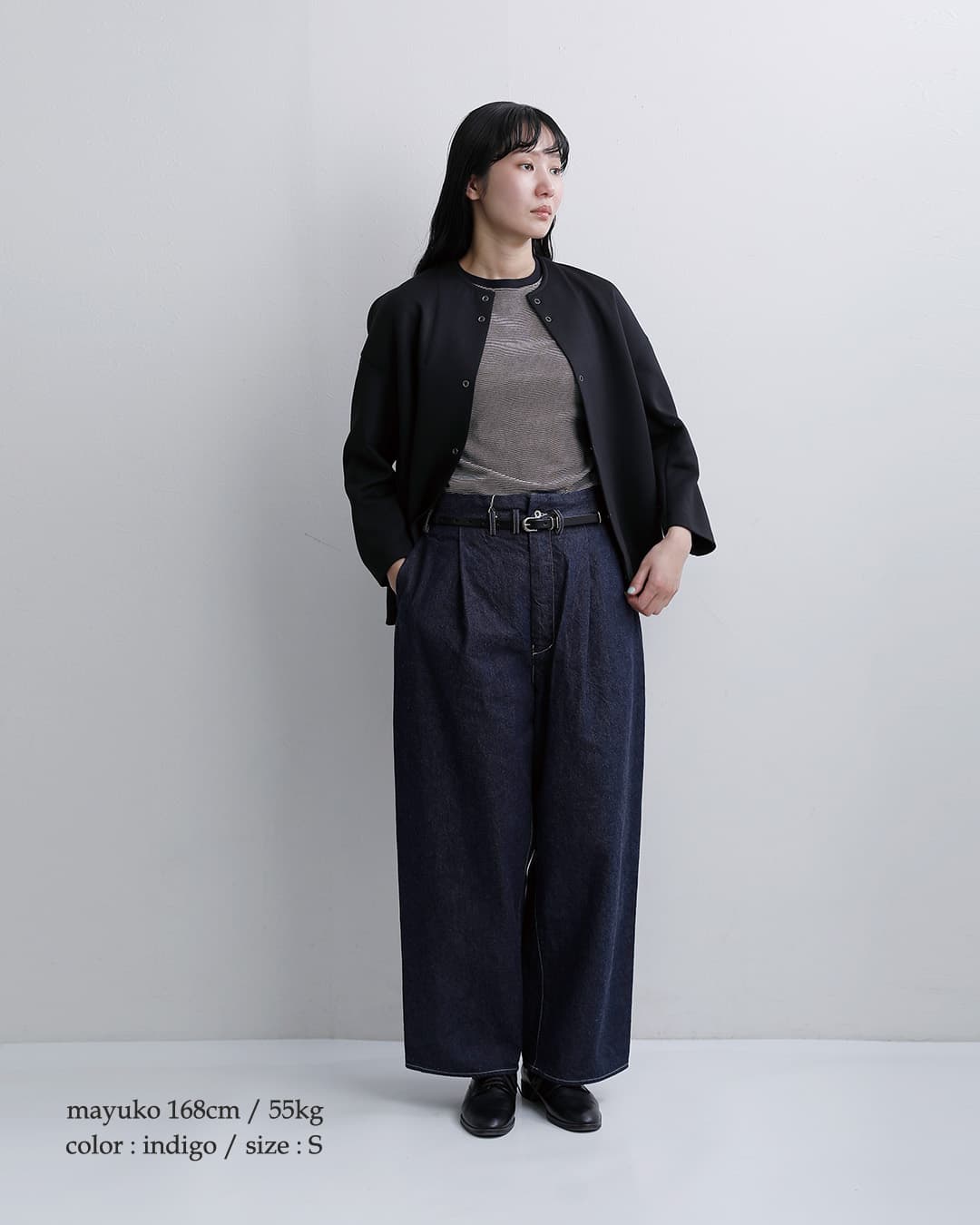 FIR MUMインディゴコットン コモンセルビッチデニムパンツ fk-fr5002dm