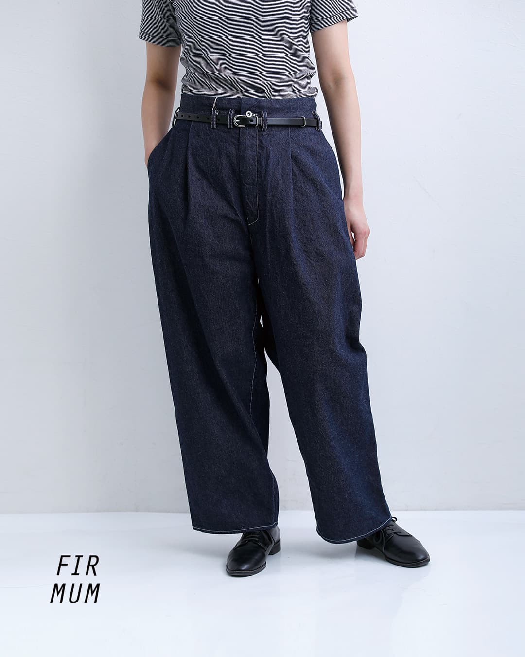 FIR MUMインディゴコットン コモンセルビッチデニムパンツ fk-fr5002dm