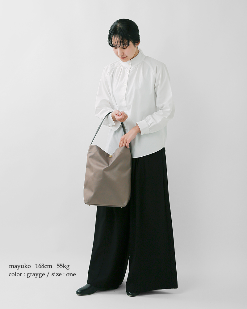 MARINE DAY(マリンデイ)66ナイロン×栃木レザーショルダーバッグ“FREDERICK”frederick