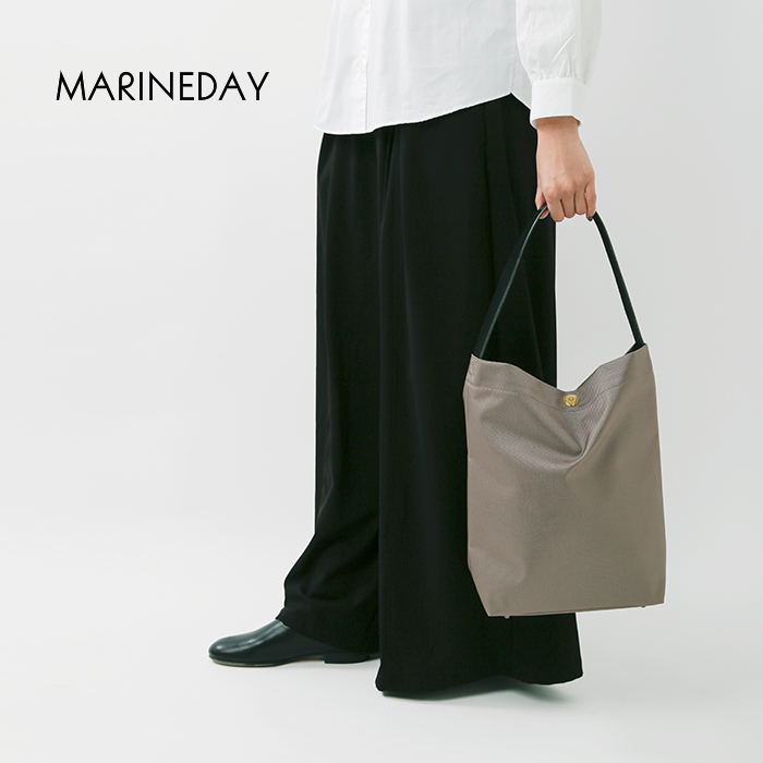 MARINE DAY(マリンデイ)66ナイロン×栃木レザーショルダーバッグ“FREDERICK”frederick