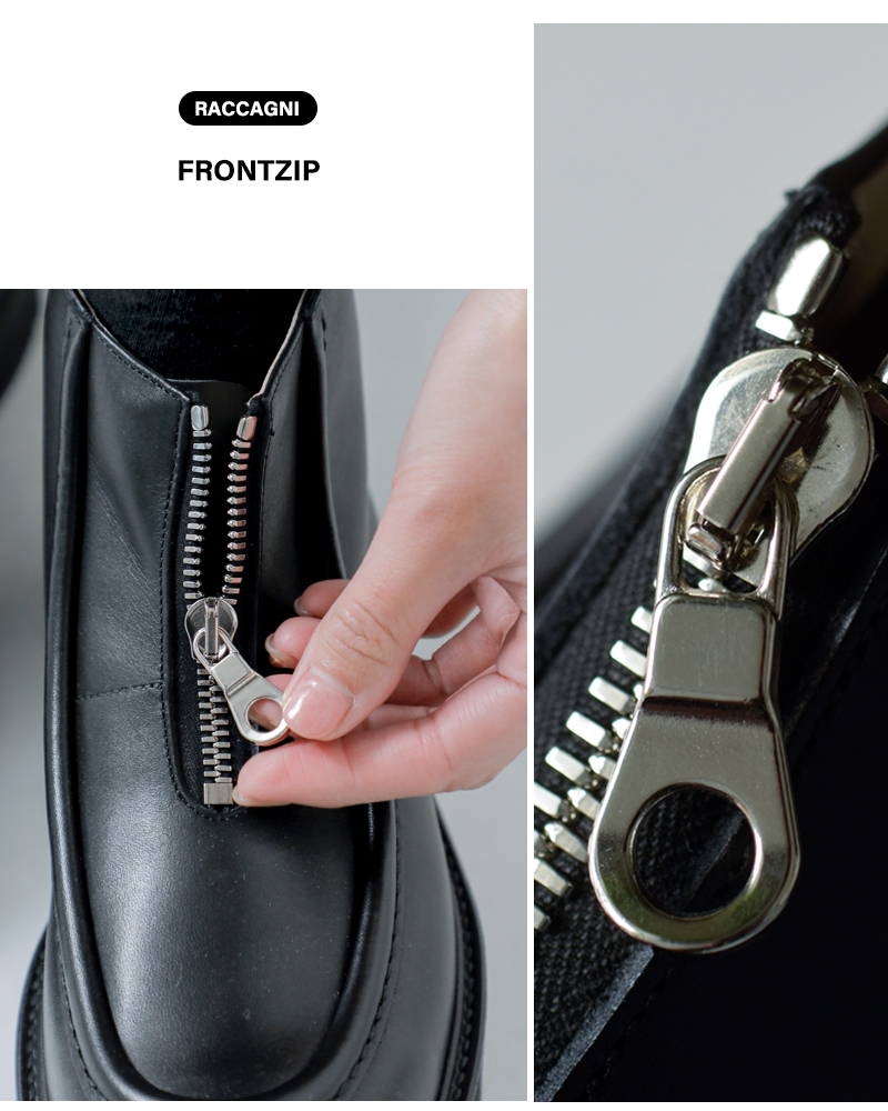 BEAUTIFUL SHOES�X�e�A���U�[ �t�����g �W�b�v ���J�V�� frontzip-moccasin