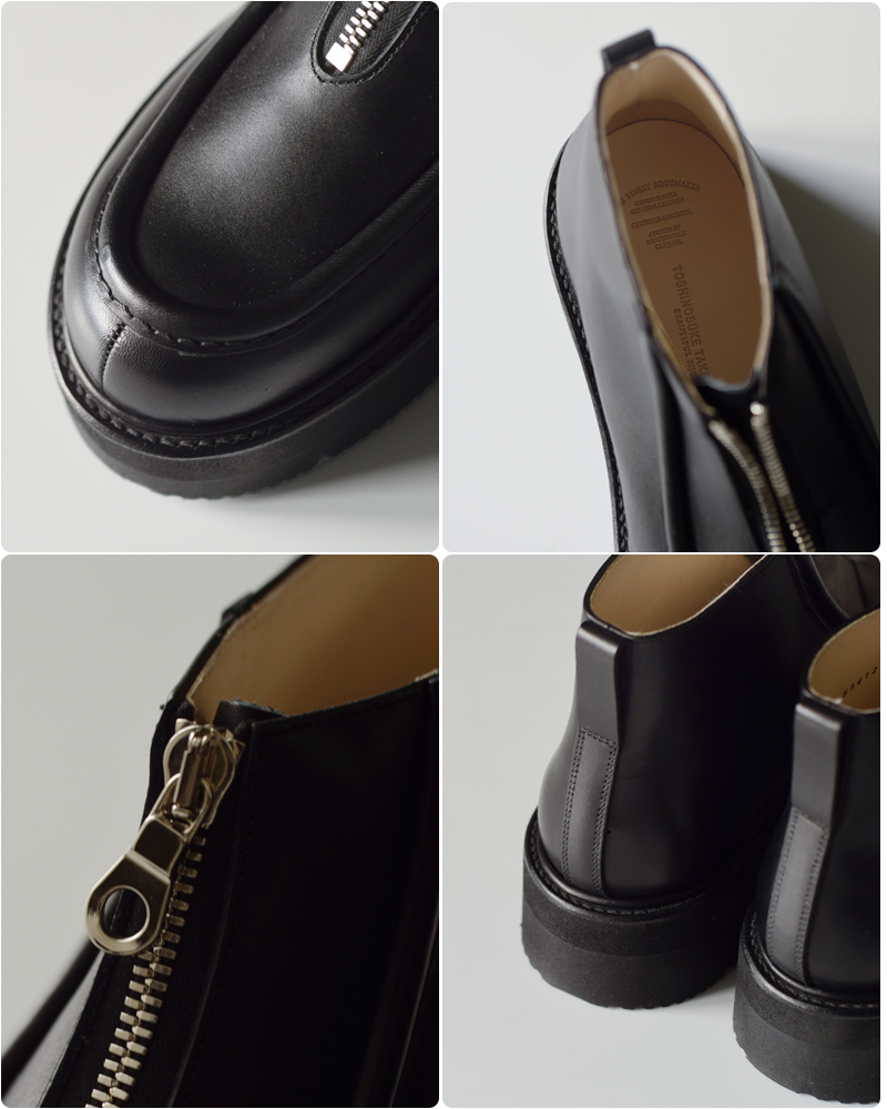 BEAUTIFUL SHOES�X�e�A���U�[ �t�����g �W�b�v ���J�V�� frontzip-moccasin