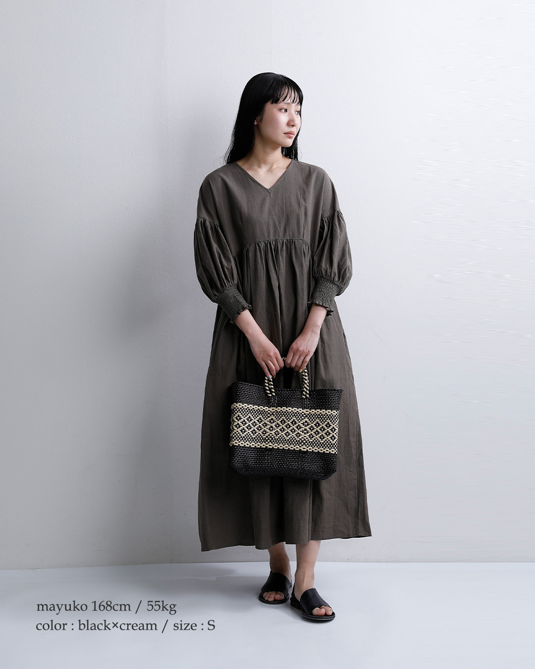 Letra(レトラ)メルカドバッグ ショートスタイル Sサイズ “FRUTA / MIMOSA” fru-mim-sh-s