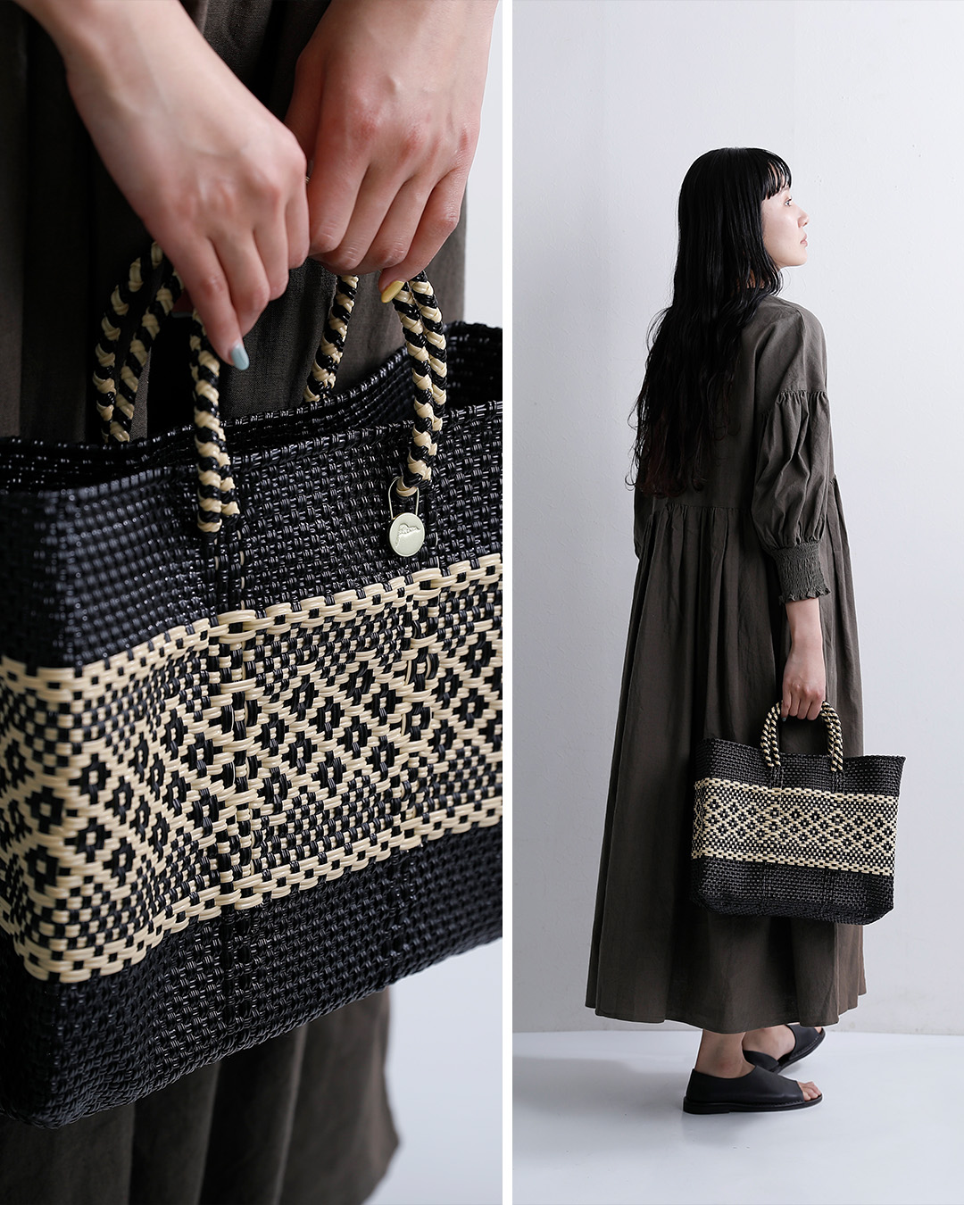 Letra(レトラ)メルカドバッグ ショートスタイル Sサイズ “FRUTA / MIMOSA” fru-mim-sh-s