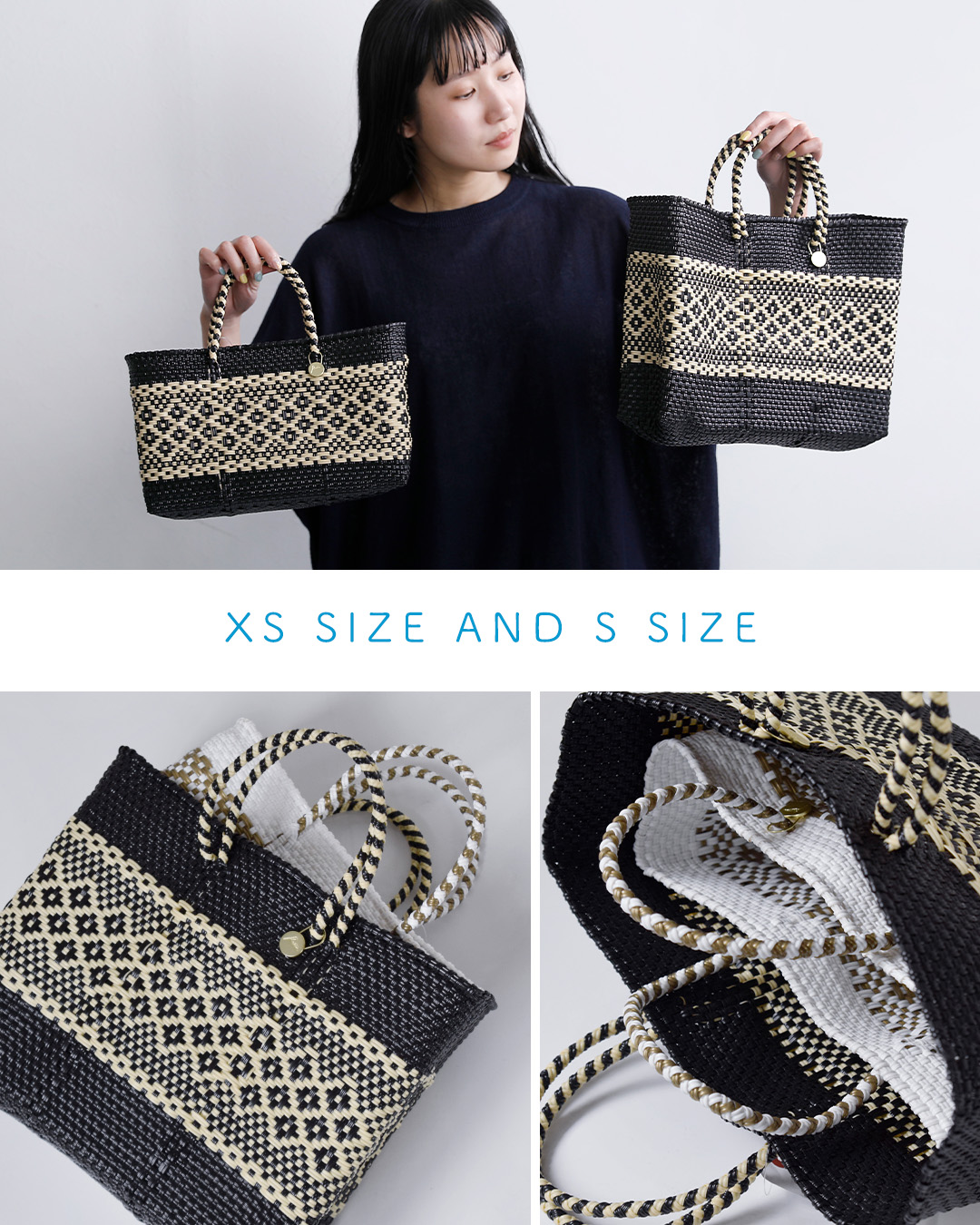 Letra(レトラ)メルカドバッグ ショートスタイル Sサイズ “FRUTA / MIMOSA” fru-mim-sh-s