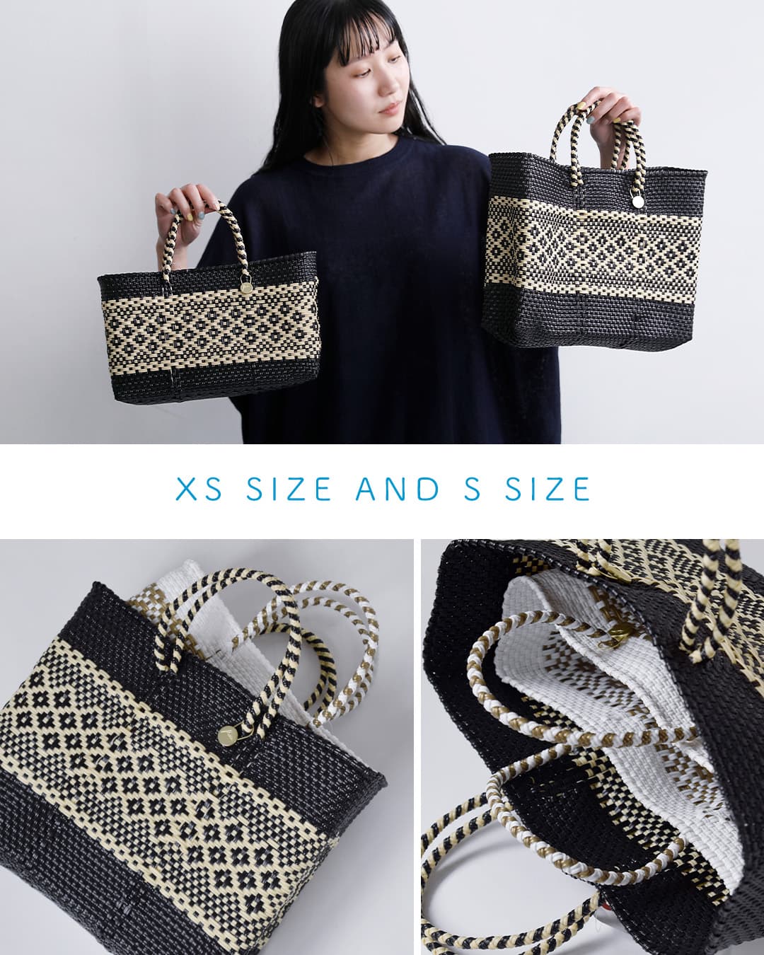 Letra(レトラ)メルカドバッグ ショートスタイル XSサイズ “FRUTA / MIMOSA” fru-mim-sh-xs