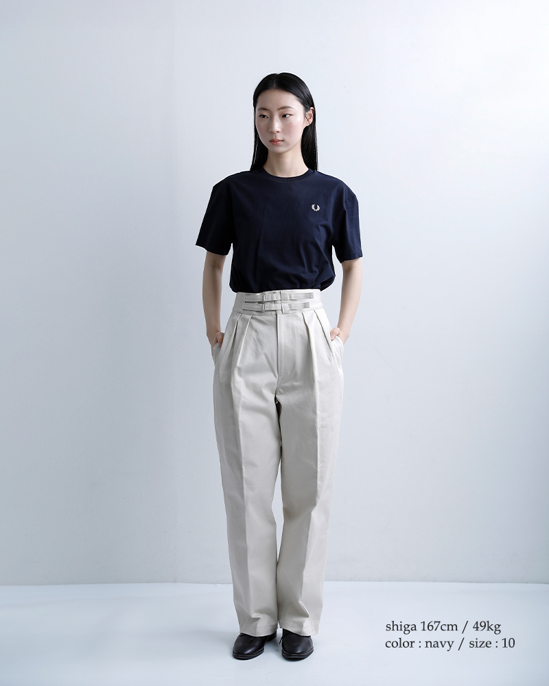 FRED PERRYコットン クルーネック 半袖 Tシャツ Crew Neck T-Shirt g1142