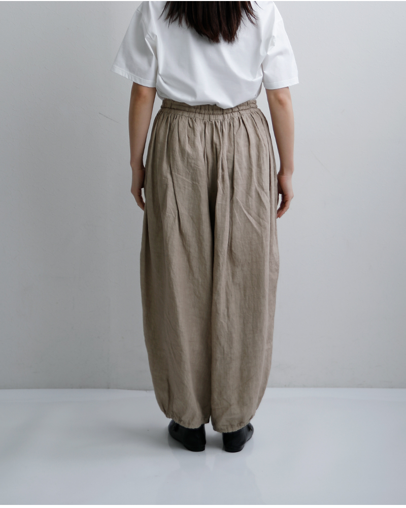 Gauze#(ガーゼ)リネンテーパードパンツLINENameriPANTSg1164